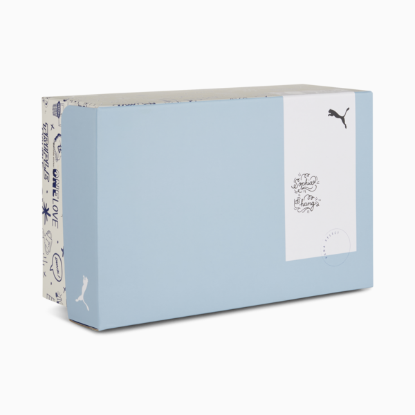 PUMA x SOPHIA CHANG Suede Classic, PUMA White-Zen Blue, large-ZAF