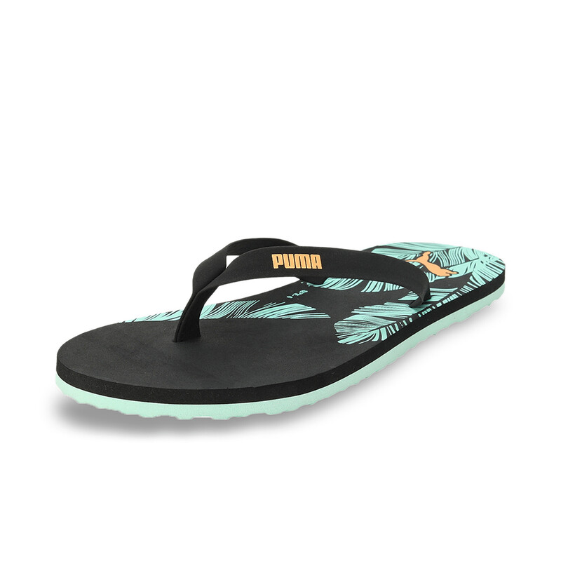 

PUMA Flame V2 Flip-Flops Sandals, Black/orange/green