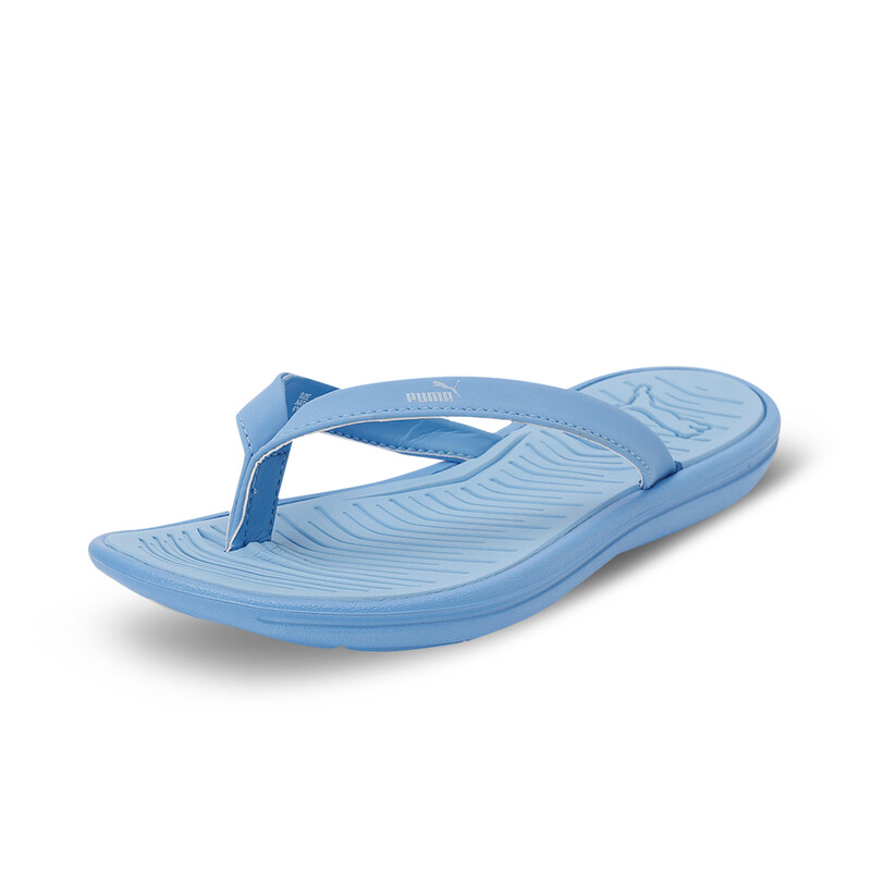 Women's PUMA Daisy V2 Flip-Flops in Black/Blue size 6 Lightweight Shoes