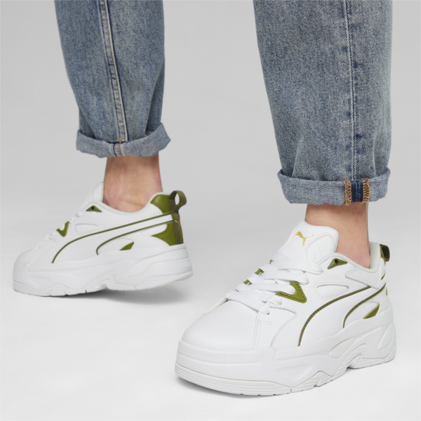 Zapatillas para mujer BLSTR Dresscode, PUMA White-Olive Green, large-ARG