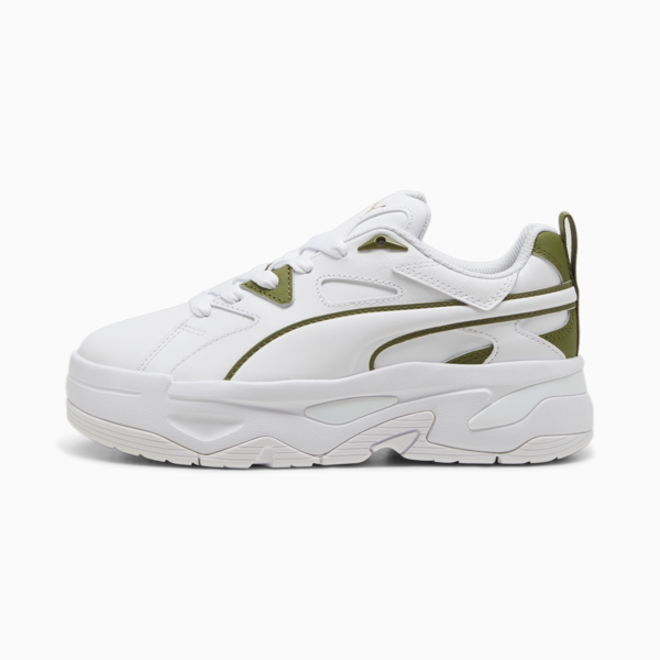 Zapatillas para mujer BLSTR Dresscode, PUMA White-Olive Green, large-ARG