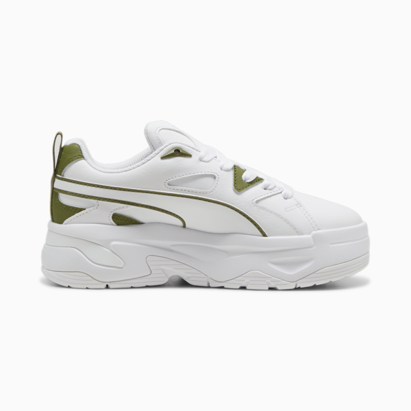 BLSTR Dresscode Women's Sneakers, PUMA White-Olive Green, large-ZAF