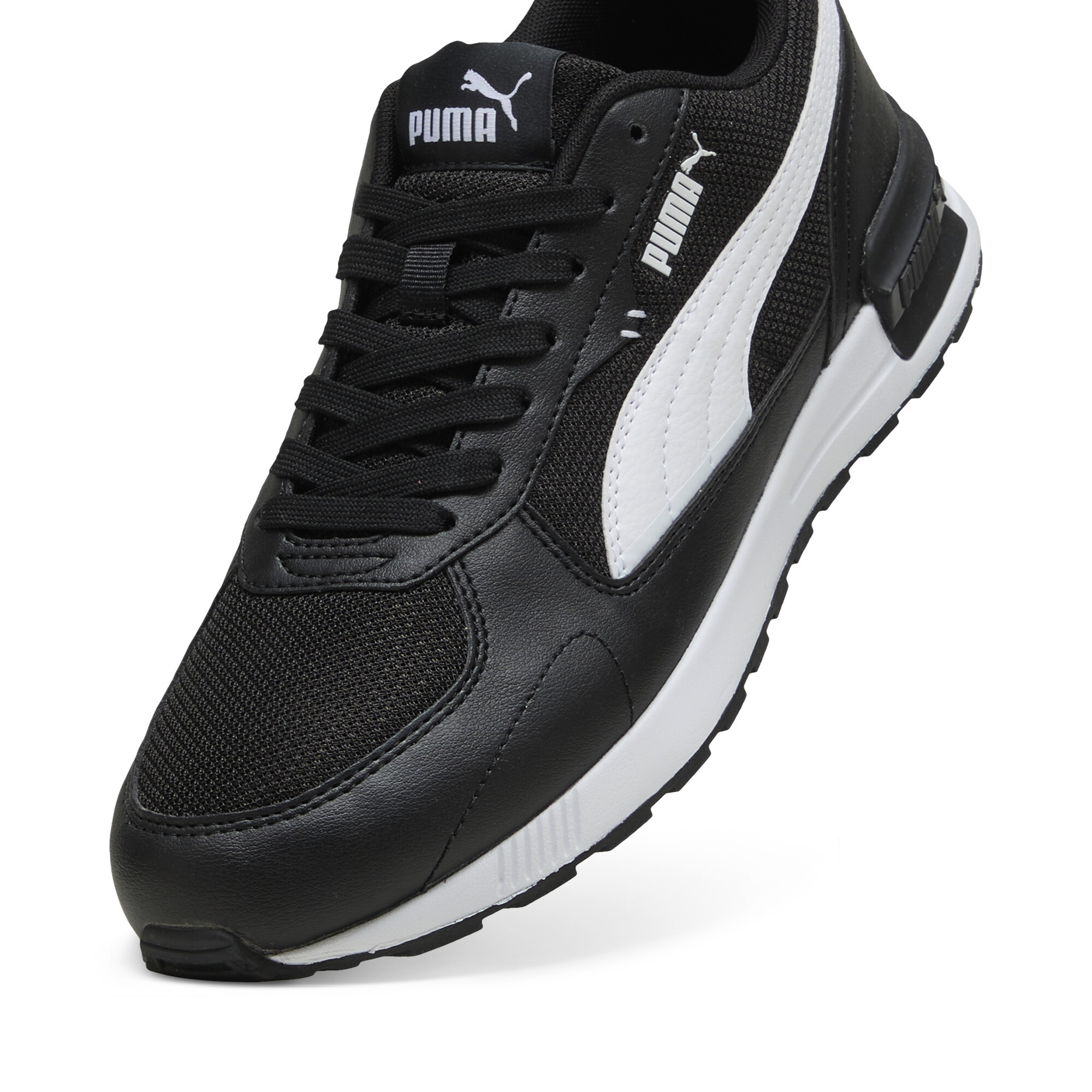 PUMA Graviton SL Remix sneakers voor Dames, Wit/Zwart