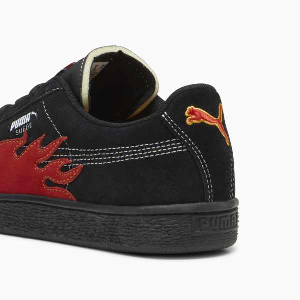 PUMA x BUTTER GOODS Suede Classic Sneakers, PUMA Black-PUMA Red, large-ZAF