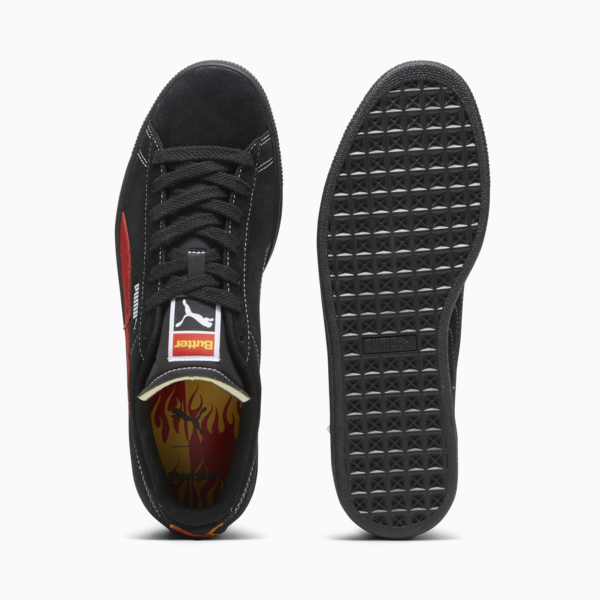 PUMA x BUTTER GOODS Suede Classic Sneakers, PUMA Black-PUMA Red, large-ZAF