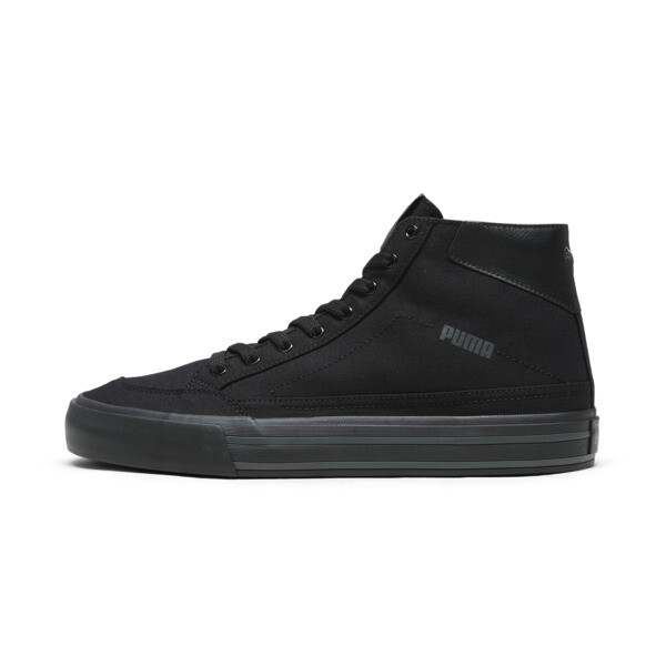 PUMA Court Classic Vulc Mid Men's Sneakers in Black/Shadow Grey - 396149_02