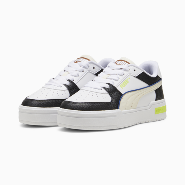 CA Pro Downtown Youth Sneakers, PUMA White-PUMA Black-Sugared Almond, large-ZAF