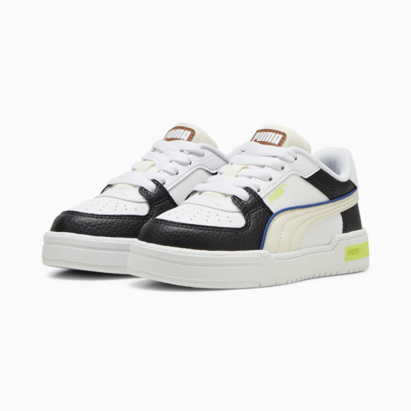 CA Pro Downtown Kids Sneakers, PUMA White-PUMA Black-Sugared Almond, large-ZAF