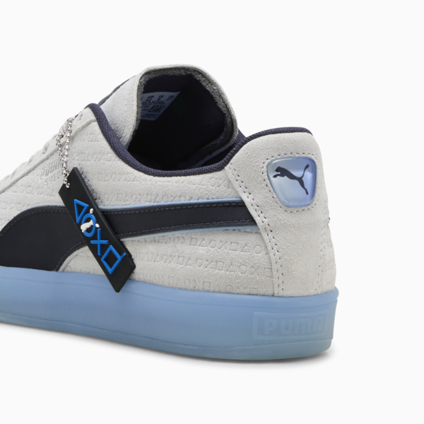 PUMA x PLAYSTATION Suede Sneakers, Glacial Gray-New Navy, large-ZAF