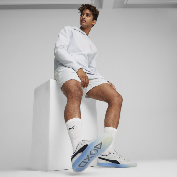 Zapatillas Suede PUMA x PLAYSTATION, Glacial Gray-New Navy, large-ARG