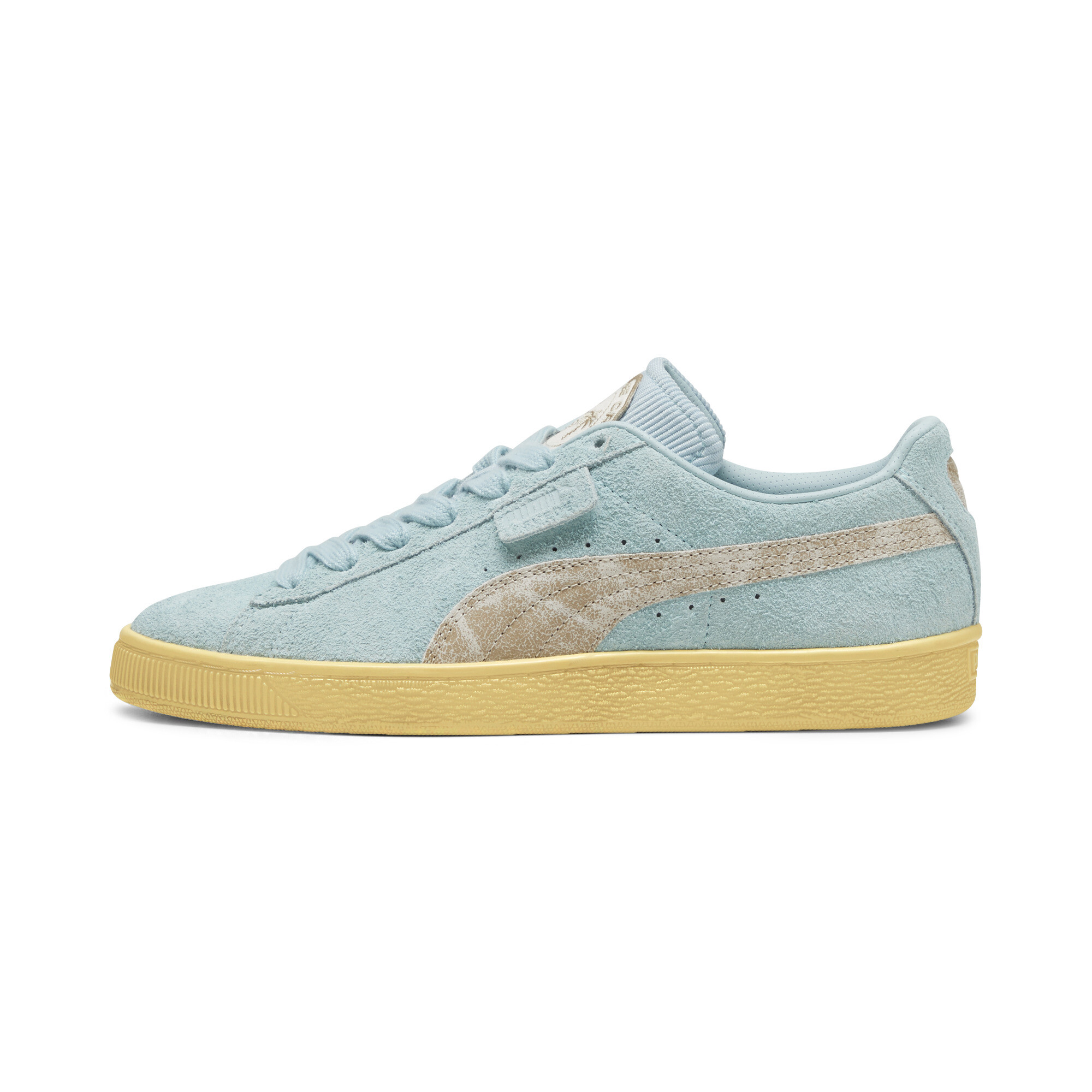 Puma x PALM TREE CREW Suede B Sneakers Schuhe | Mit Plain | Turquoise Surf/Vapor Gray | Größe: 48