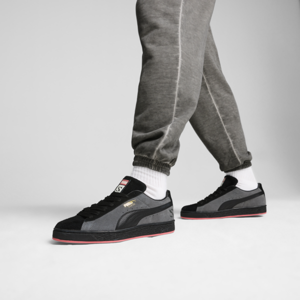 PUMA x STAPLE Suede Sneakers, PUMA Black-Shadow Gray, large-ZAF