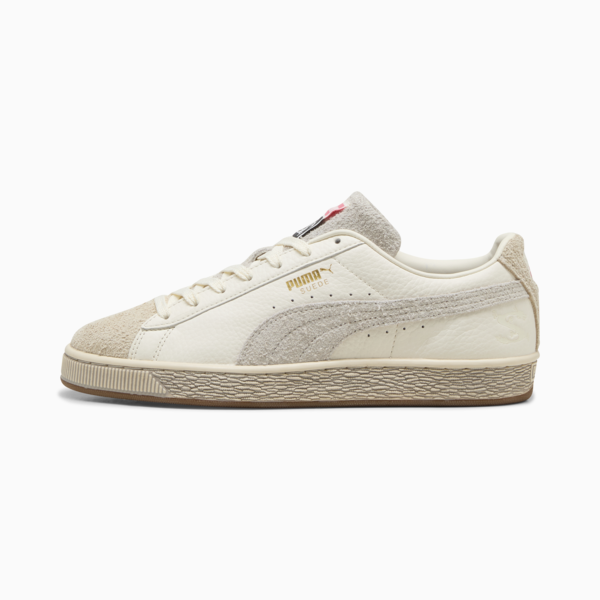 PUMA x STAPLE Suede Sneakers, Warm White-Alpine Snow, large-ZAF