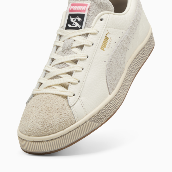 PUMA x STAPLE Suede Sneakers, Warm White-Alpine Snow, large-ZAF