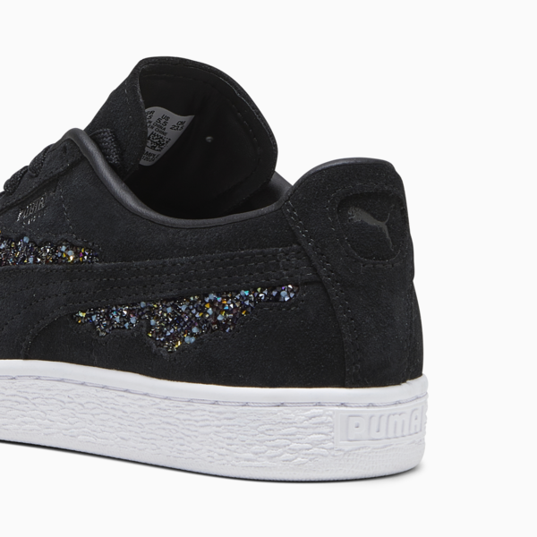 PUMA Swarovski Crystals Suede Women's Sneakers, PUMA Black, large-ZAF