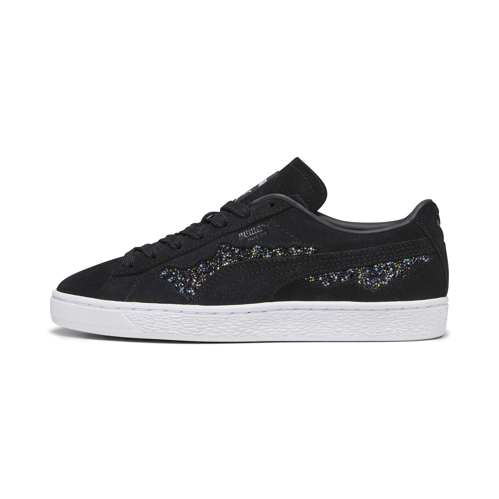 PUMA Swarovski Crystals Suede Women s Sneakers black PUMA