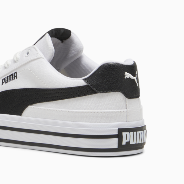 Tenis Court Classic Vulc Formstrip, PUMA White-PUMA Black, large-MEX