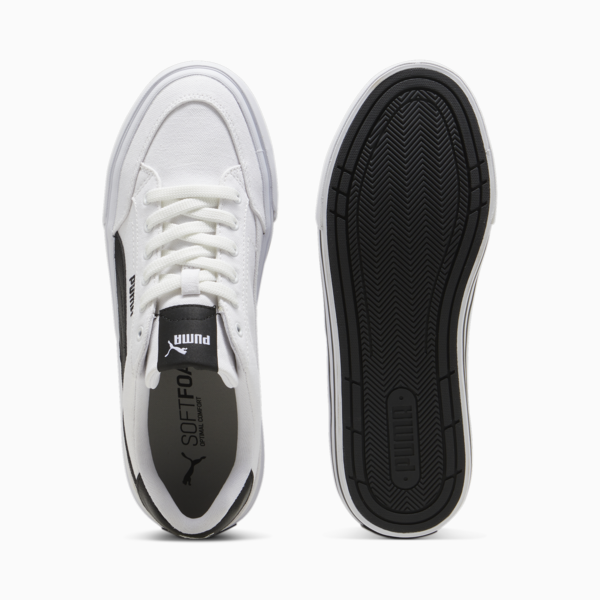 Tenis Court Classic Vulc Formstrip, PUMA White-PUMA Black, large-MEX