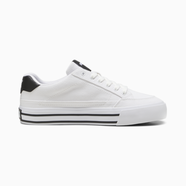 Tenis Court Classic Vulc Formstrip, PUMA White-PUMA Black, large-MEX