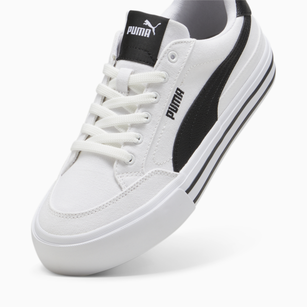 Tenis Court Classic Vulc Formstrip, PUMA White-PUMA Black, large-MEX