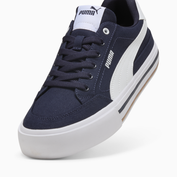 Court Classic Vulcanised Formstrip Unisex Sneakers, New Navy-PUMA White, large-MEX