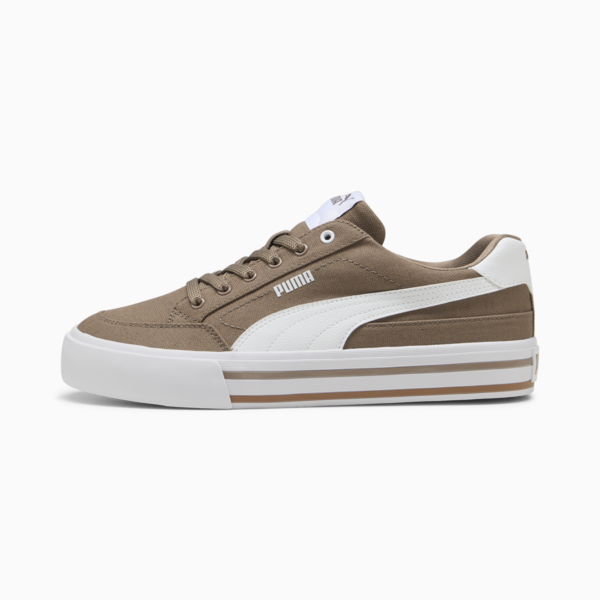 Zapatillas Court Classic Vulc Formstrip, Totally Taupe-PUMA White, large-ARG