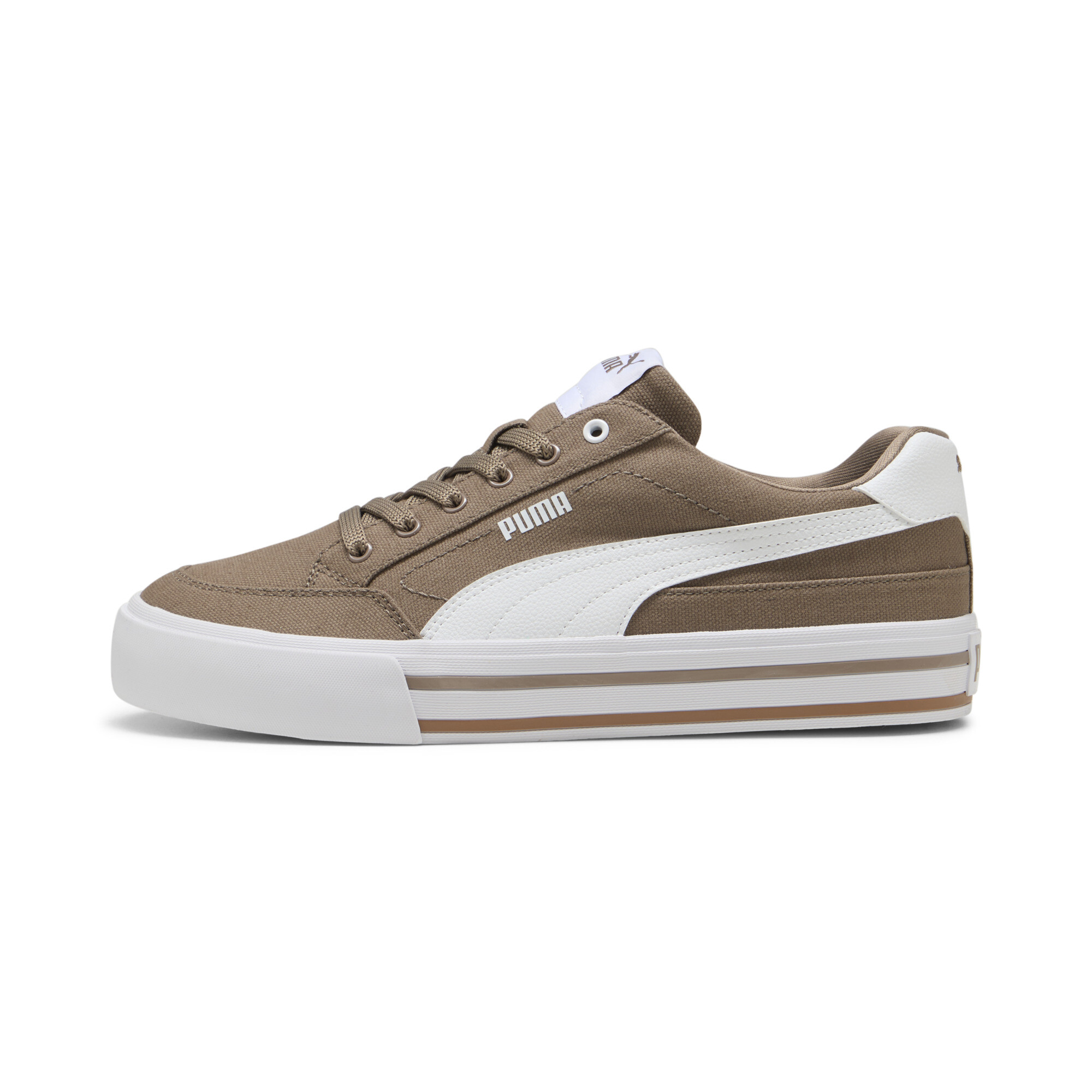 PUMA Court Classic Vulcanised Formstrip Unisex Sneakers in Brown - 396353_22