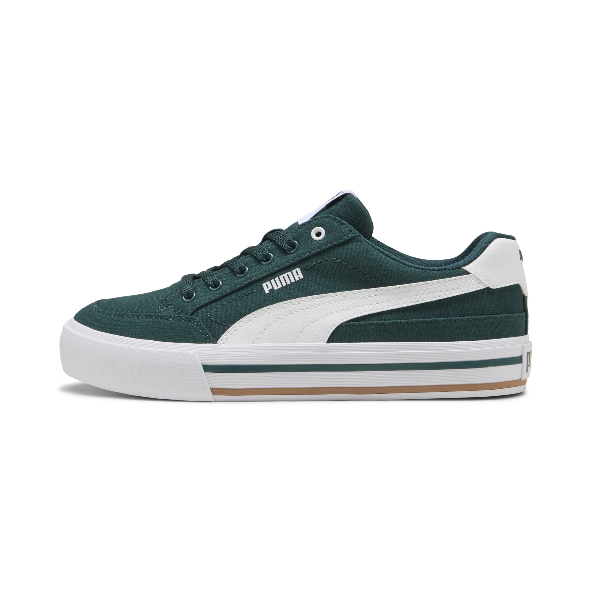 PUMA Court Classic Vulcanized Formstrip Men's Sneakers in Green - 396353_26