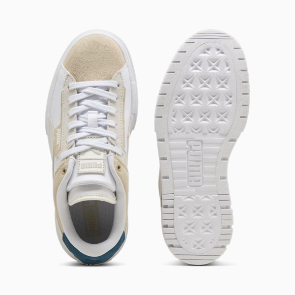 Mayze Crashed Women's Sneakers, PUMA White-Putty, large-ZAF