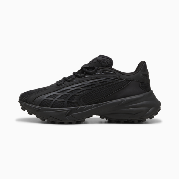 Spirex Base Unisex Sneakers, PUMA Black-Strong Gray, large-MEX