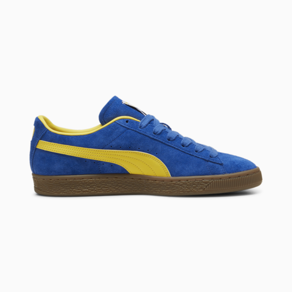 Suede Terrace Unisex Sneakers, Cobalt Glaze-Pelé Yellow, large-ZAF
