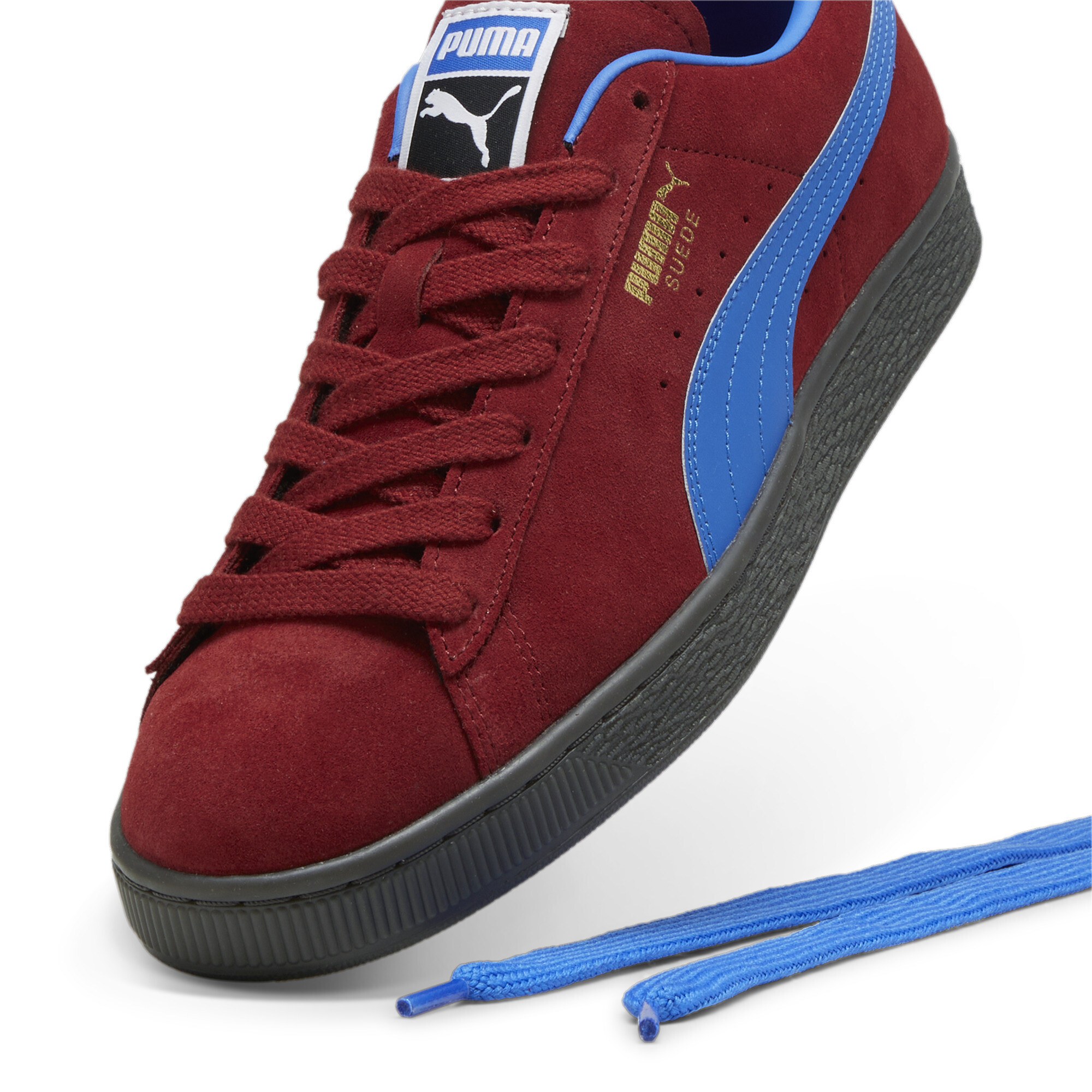 Suede Terrace sneakers uniseks, Rood, Maat 37 | PUMA