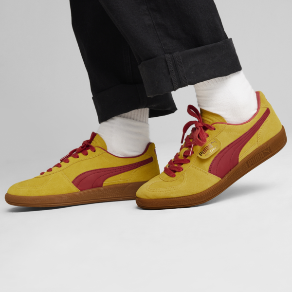 Palermo Sneakers Unisex, Pelé Yellow-Club Red, large-ZAF