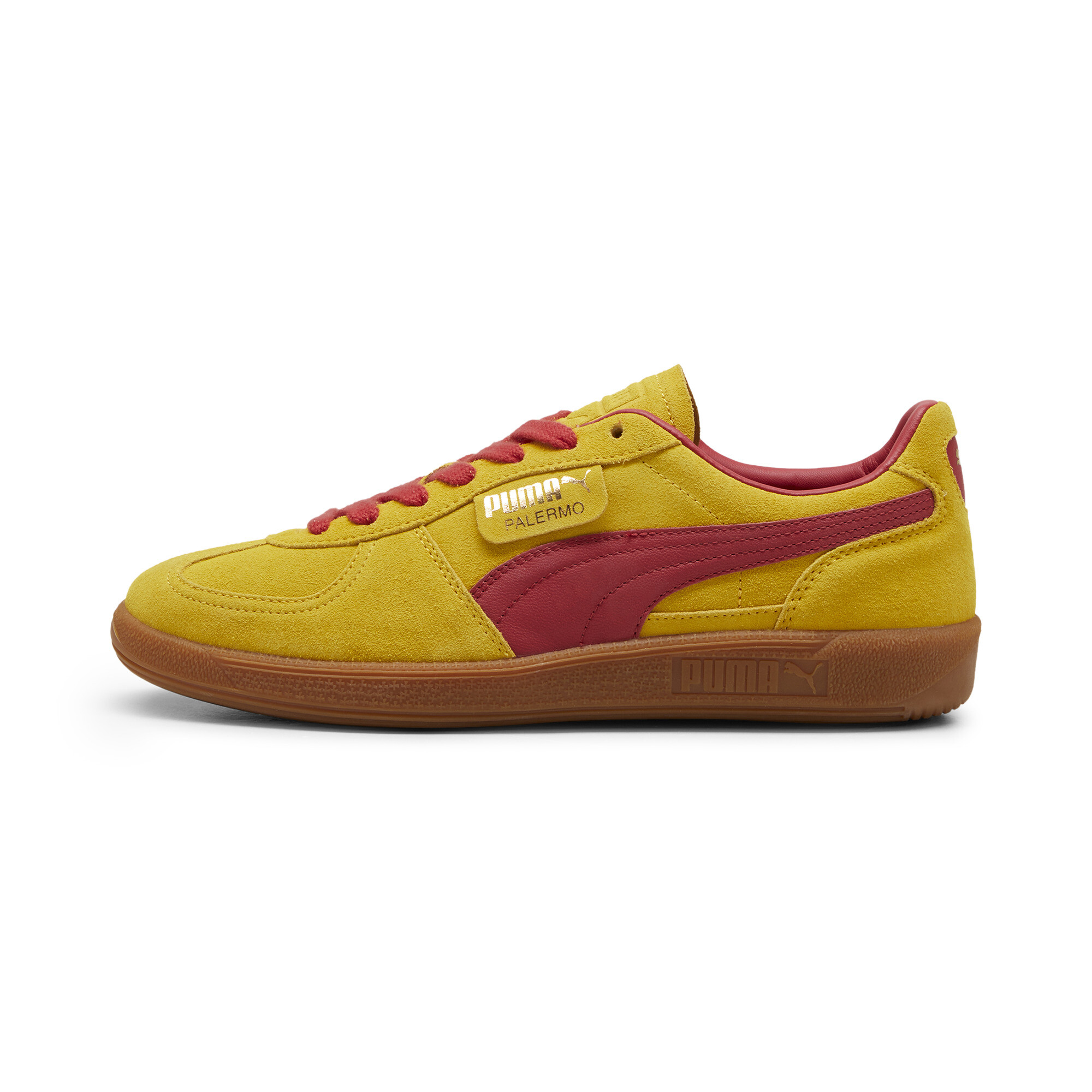 Puma Palermo Sneakers Unisex Schuhe | Mit Colorful | Pelé Yellow/Club Red | Größe: 37