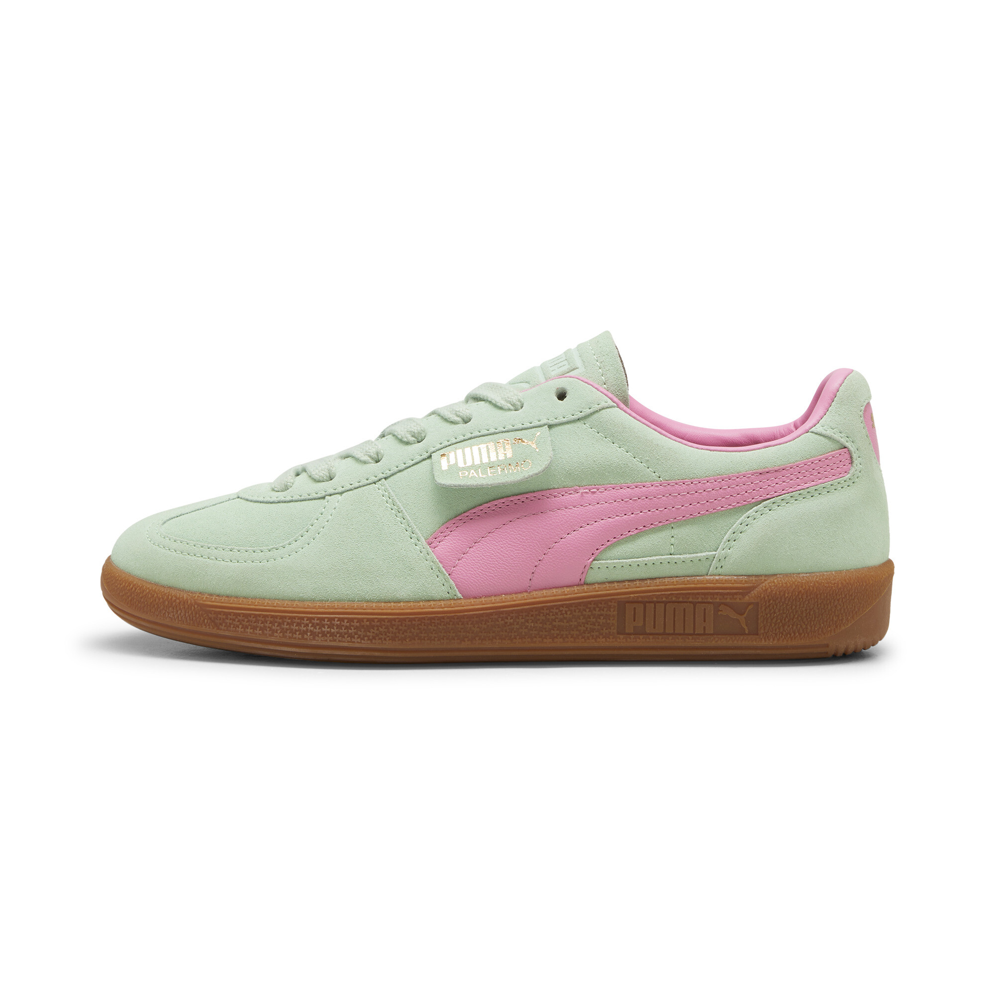 Puma Palermo Sneakers Unisex Schuhe | Mit Colorful | Fresh Mint/Fast Pink | Größe: 38.5