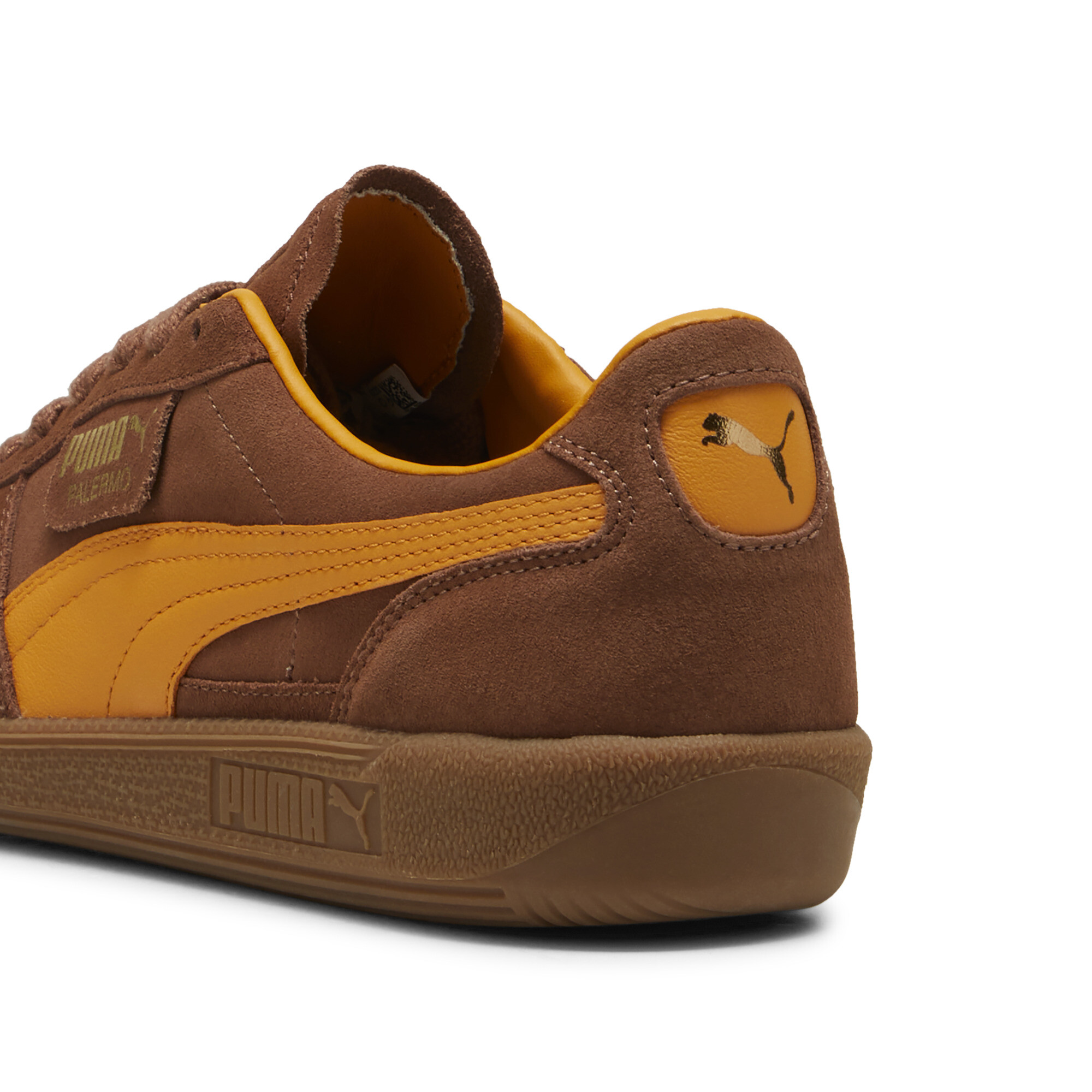 Puma Palermo Sneakers Unisex, Brown, Size 40, Shoes