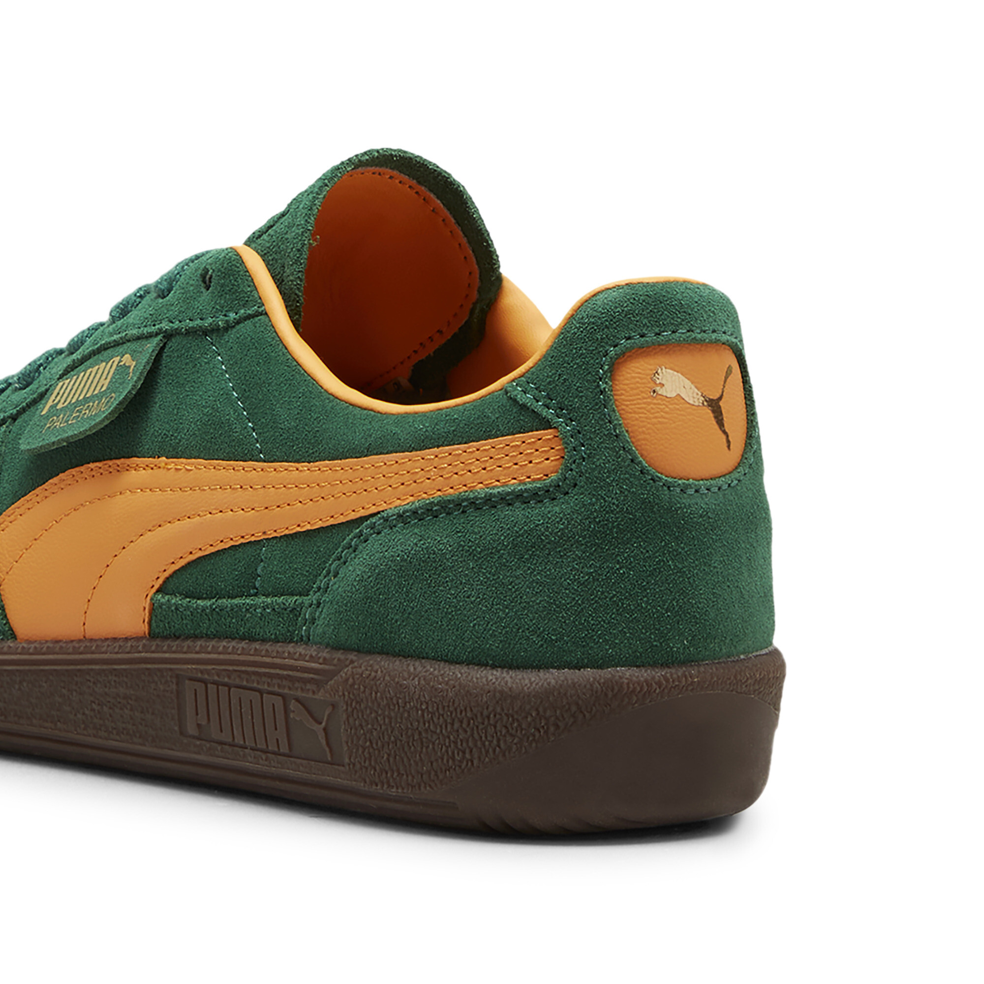 Kids' PUMA Palermo Sneakers Unisex In Green, Size EU 35.5