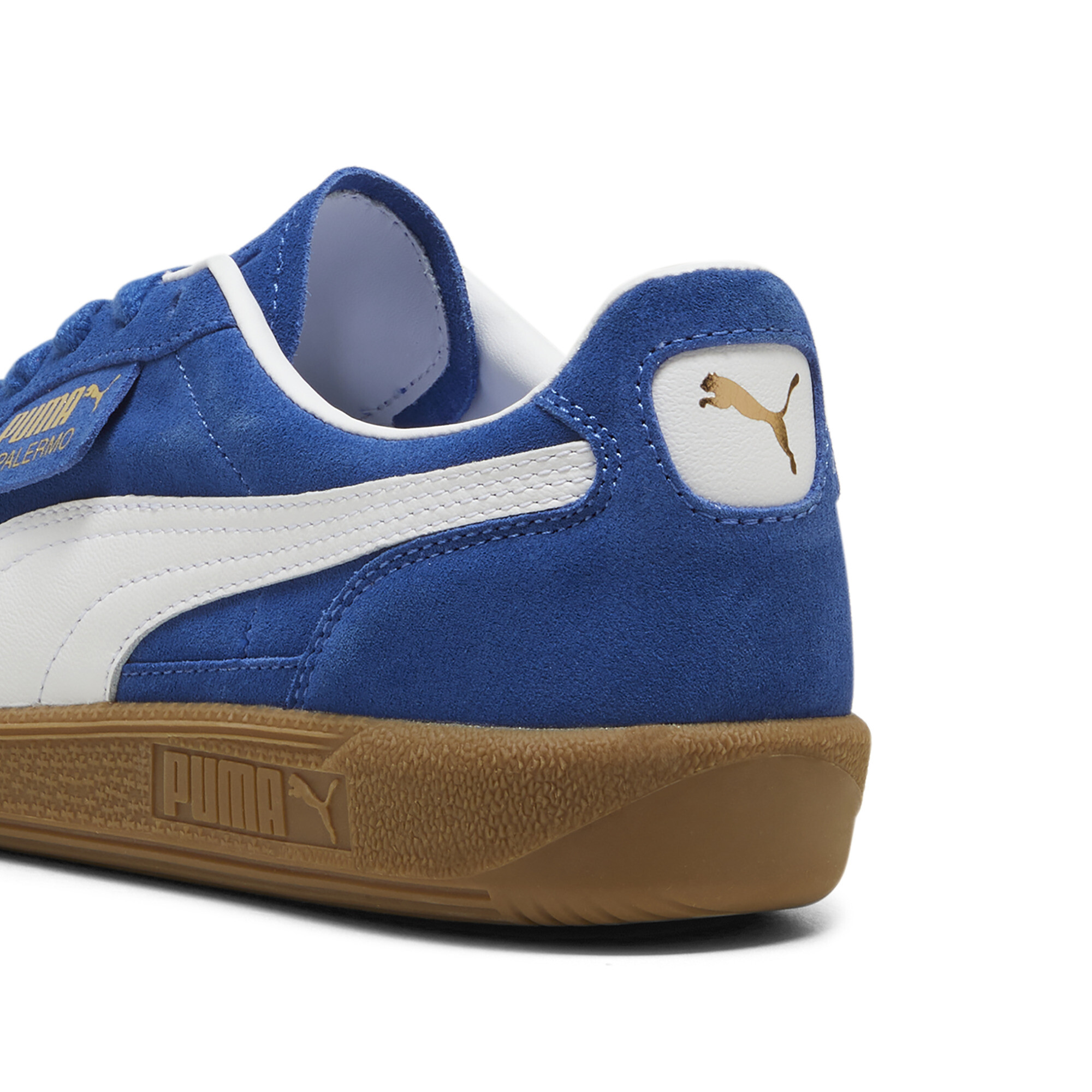 Kids' PUMA Palermo Sneakers Unisex In Blue, Size EU 44.5