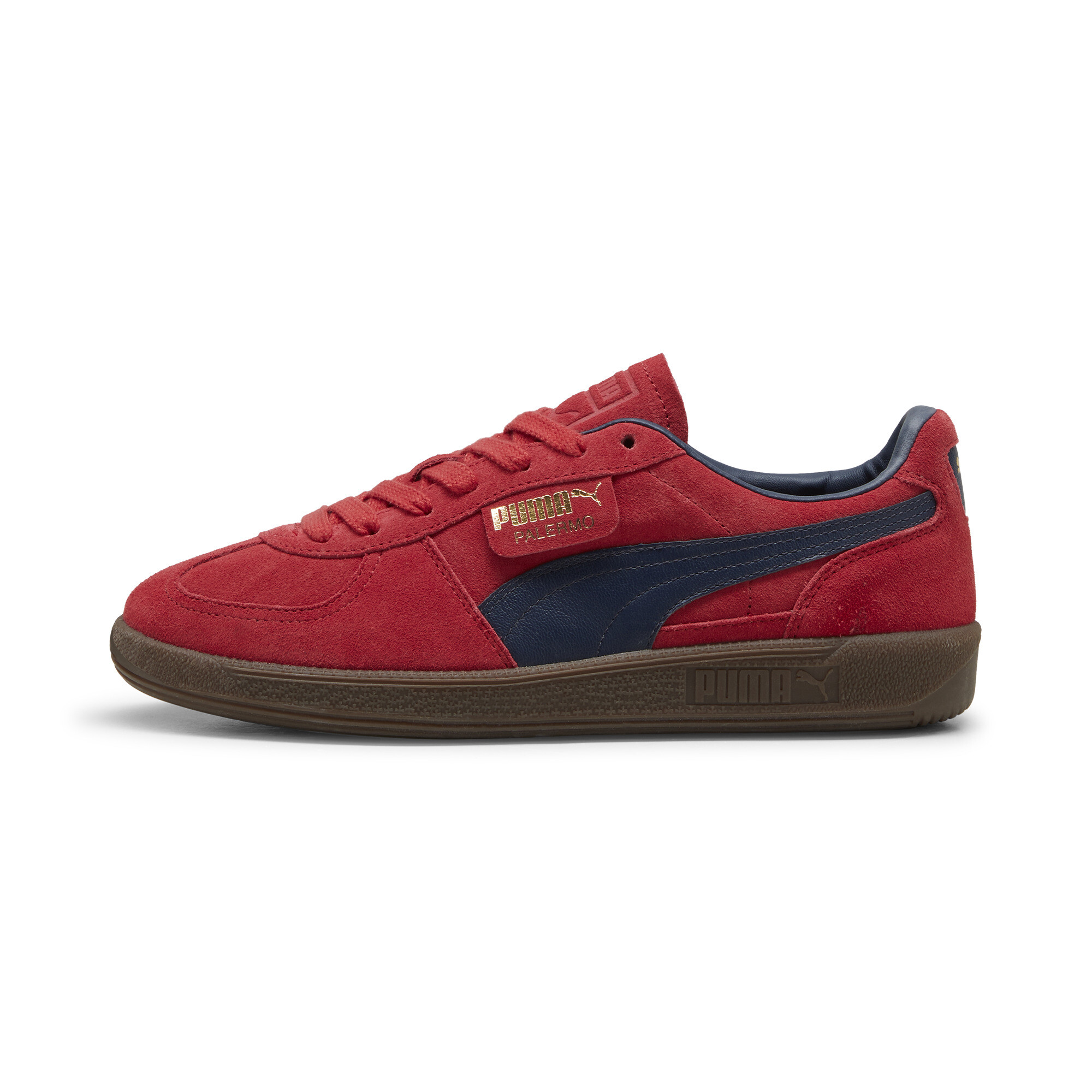 Puma Palermo Sneakers Unisex Schuhe | Mit Plain | Club Red/Club Navy | Größe: 40.5