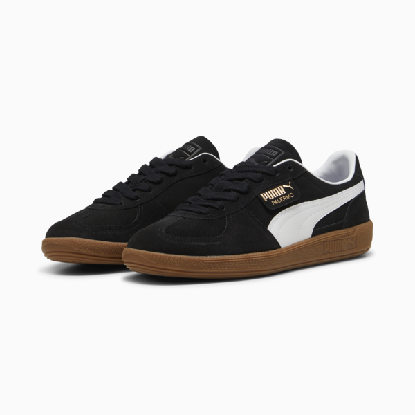 Tenis Palermo, PUMA Black-PUMA White, large-MEX