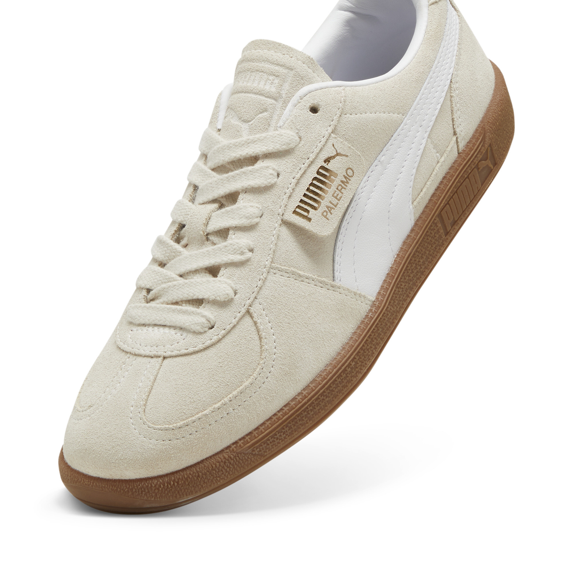 Puma Palermo Sneakers Unisex, White, Size 35.5, Shoes