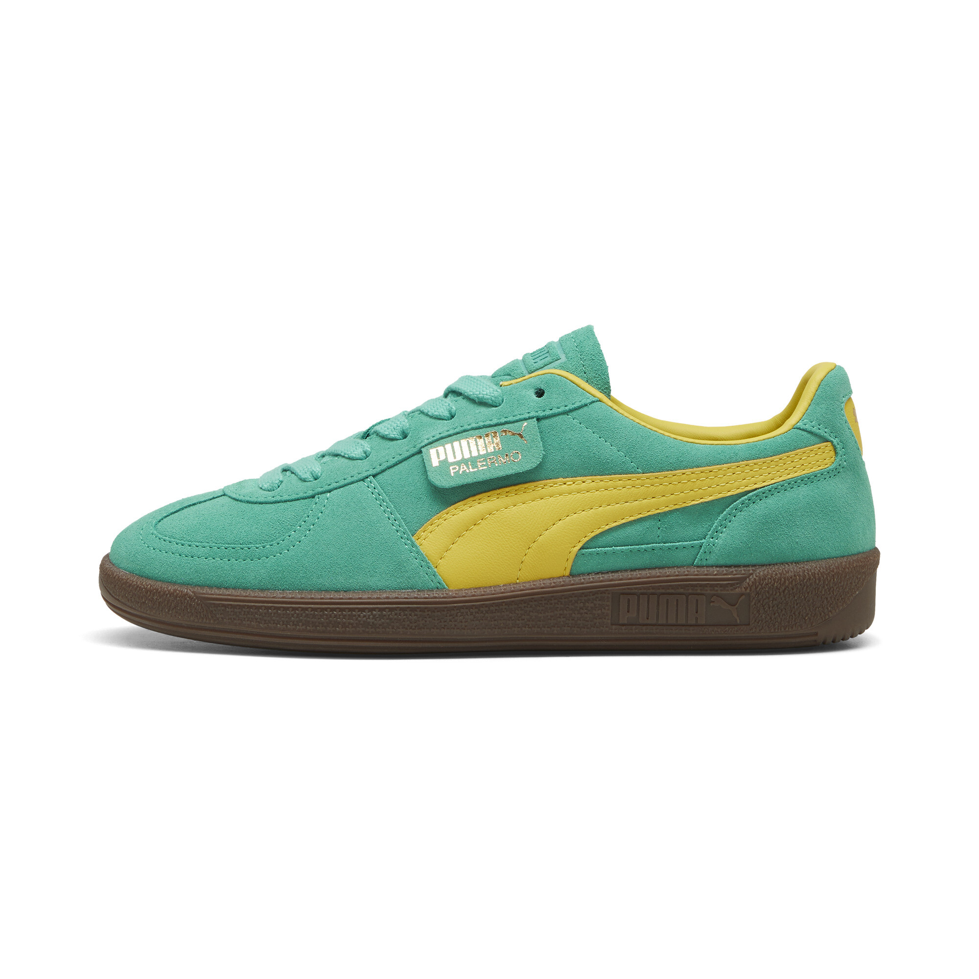 Puma Palermo Sneakers Unisex Schuhe | Mit Colorful | Jade Frost/Fresh Pear/Gum | Größe: 37