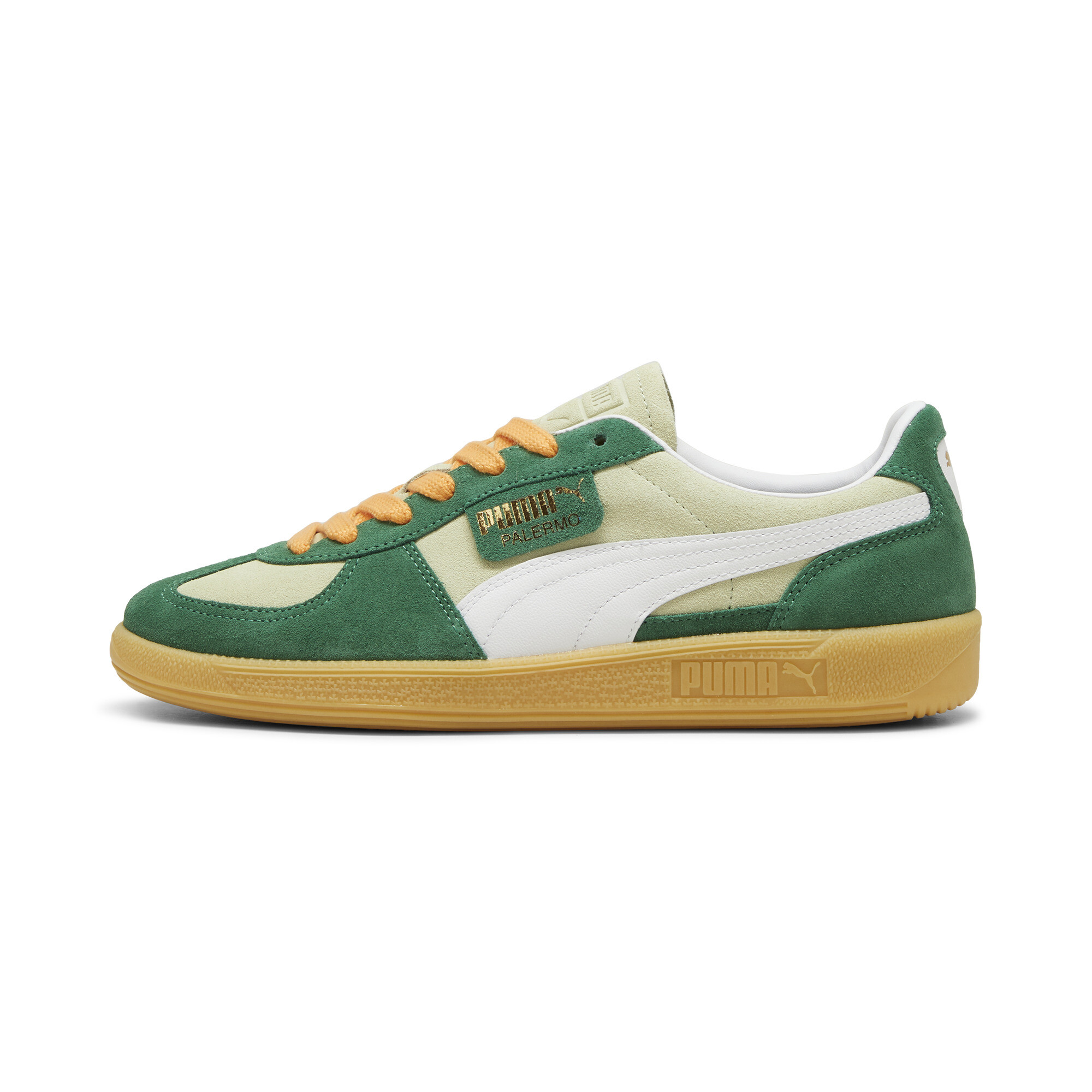 Puma Palermo Sneakers Unisex Schuhe | Mit Colorful | Pistachio Green/Vine/Gum | Größe: 40