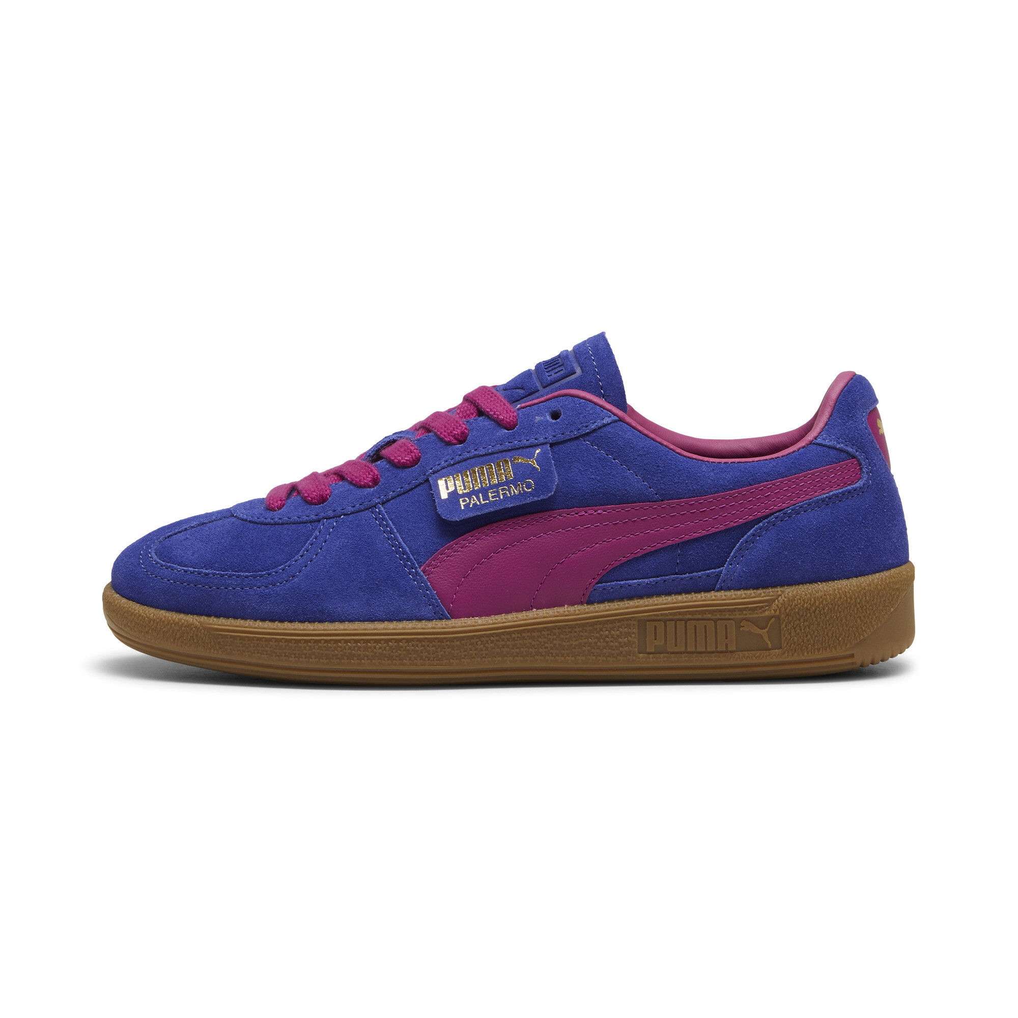 Puma Palermo Sneakers Unisex Schuhe | Mit Colorful | Lapis Lazuli/Magenta Gleam/Gum | Größe: 42