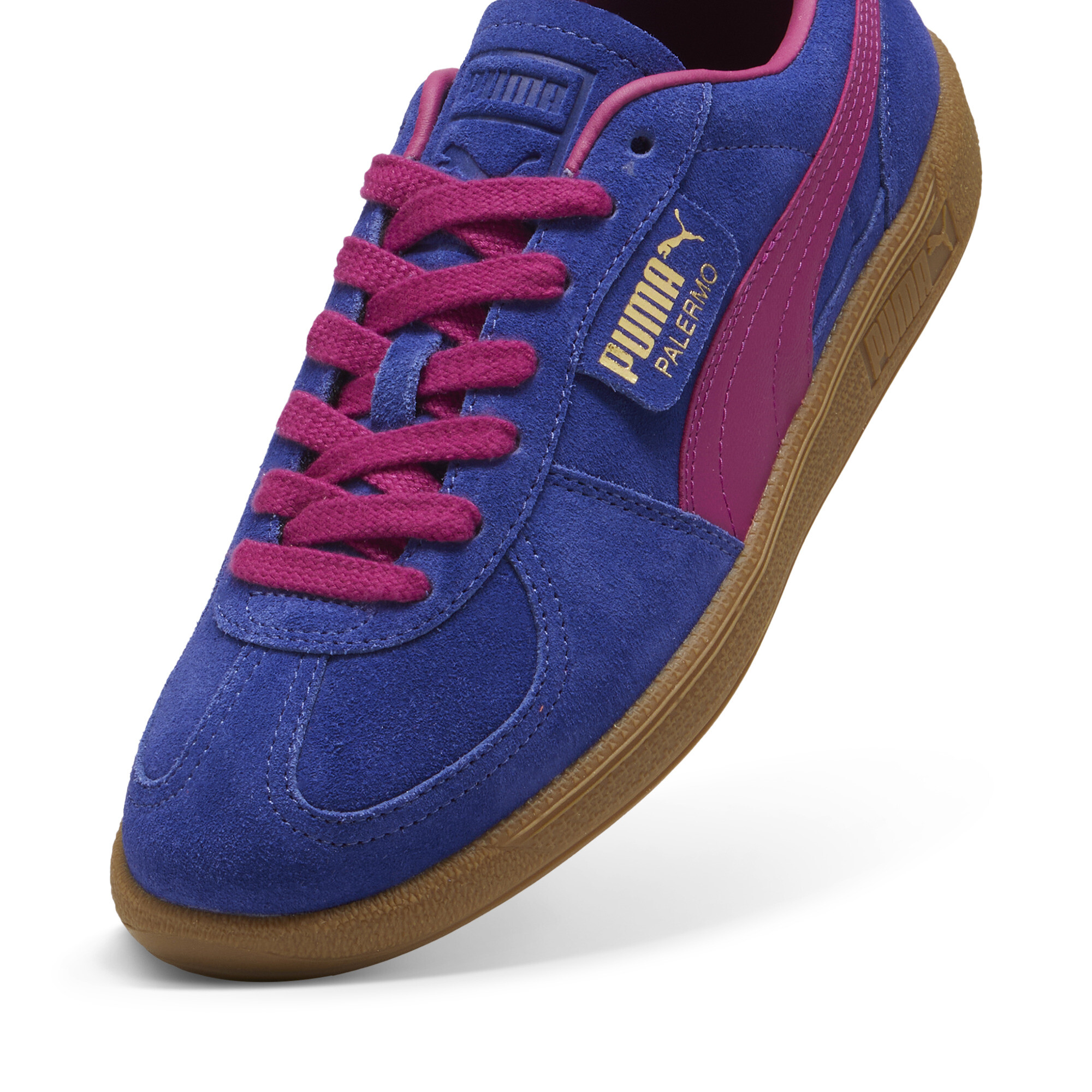 Kids' PUMA Palermo Sneakers Unisex In Blue, Size EU 36