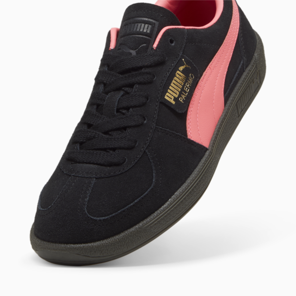 Palermo Sneakers Unisex, PUMA Black-Sunset Glow-Gum, large-ZAF