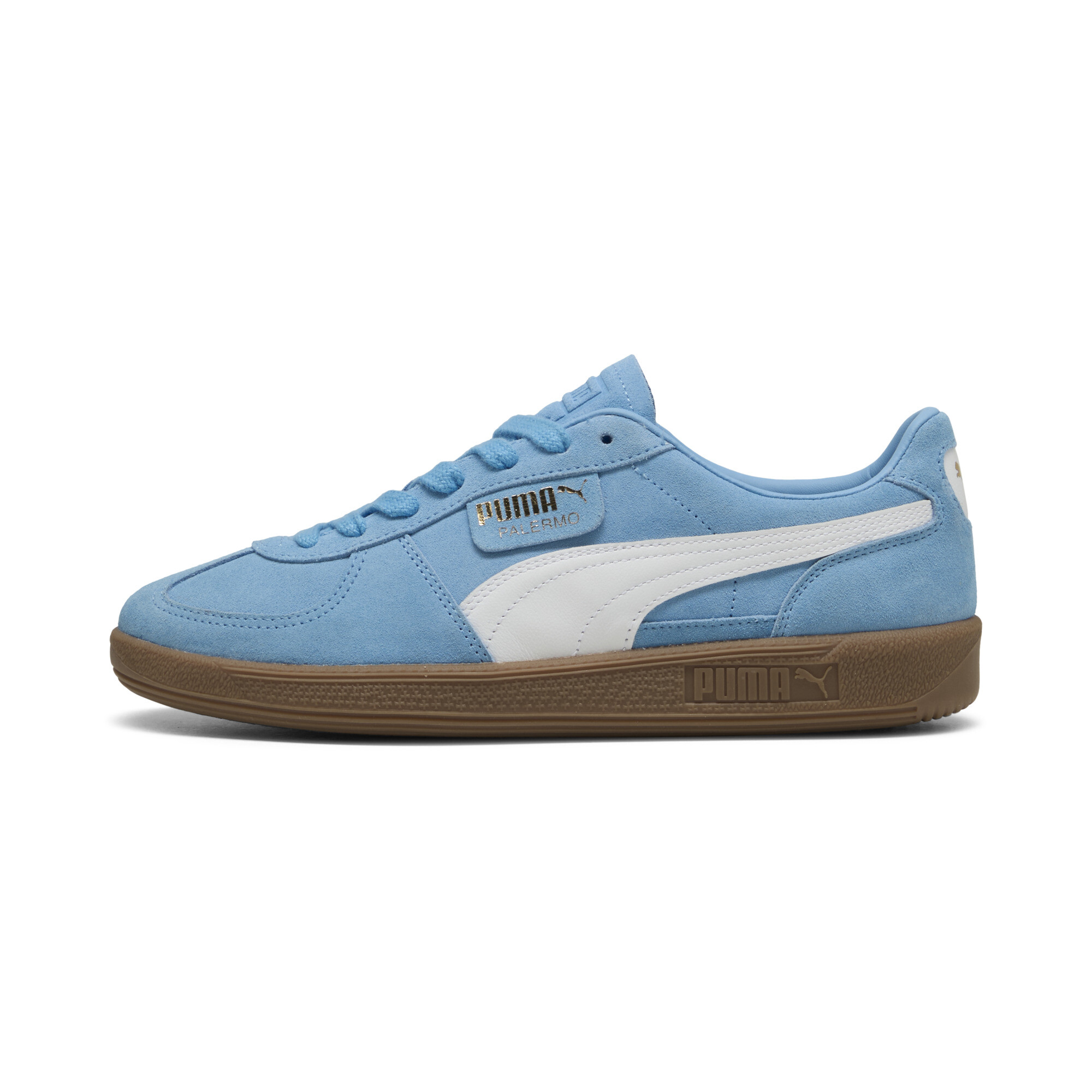 Puma Palermo Sneakers Unisex Schuhe | Mit Colorful | Light Blue/White | Größe: 38.5