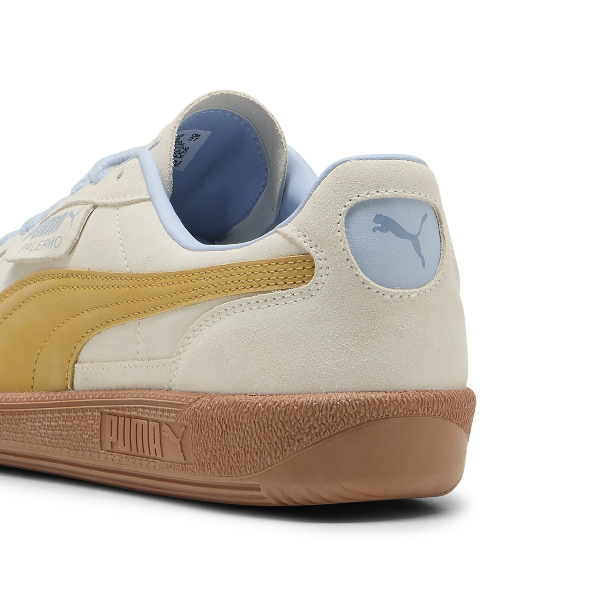 PUMA Palermo, Wit/Goud, Maat 36 thumbnail 5