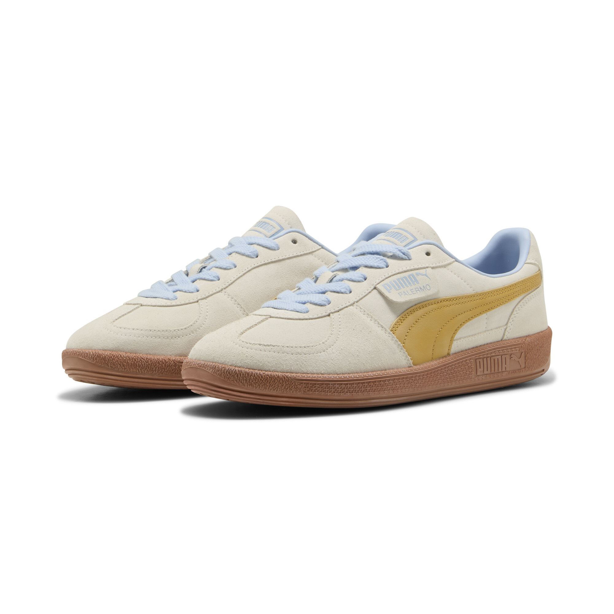 PUMA Palermo, Wit/Goud, Maat 36 thumbnail 6