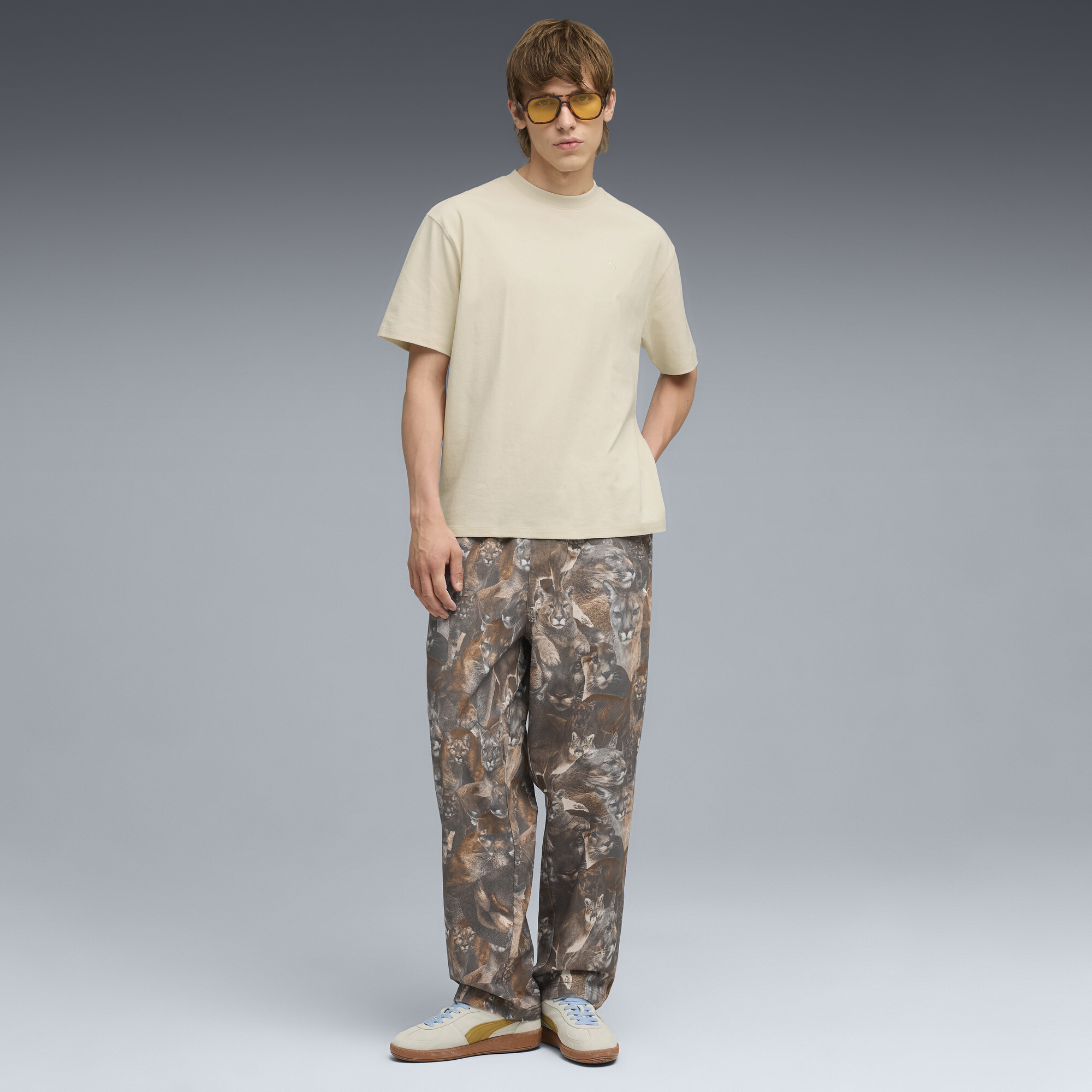 PUMA Palermo, Wit/Goud, Maat 36 thumbnail 7